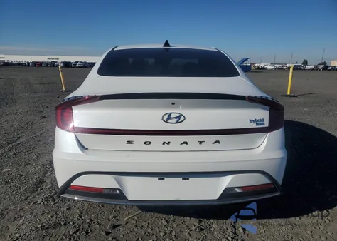 2020 Hyundai Sonata Hybrid from USA, damaged, VIN KMHL24JJ6LA009530